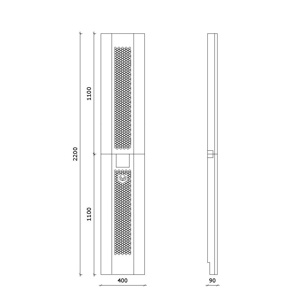 AXO™ Gaming Desk With Wall Tower