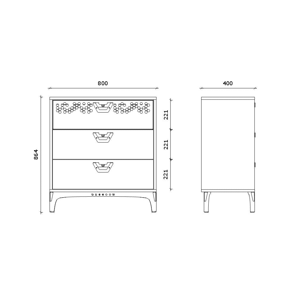 TOVU™ Chest Of Drawer / ENERGY Design