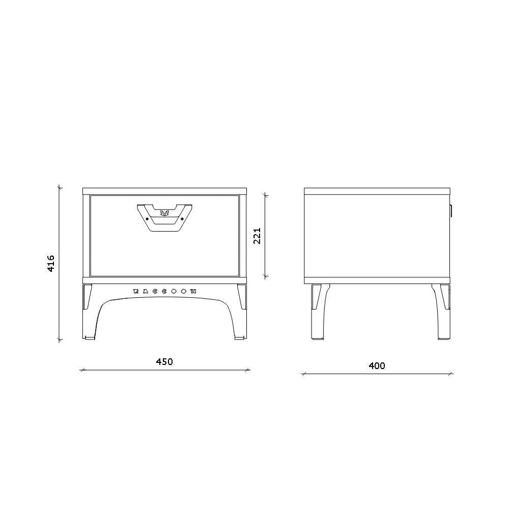 BOBY™ - MILITARY Design Bedside Cabinet