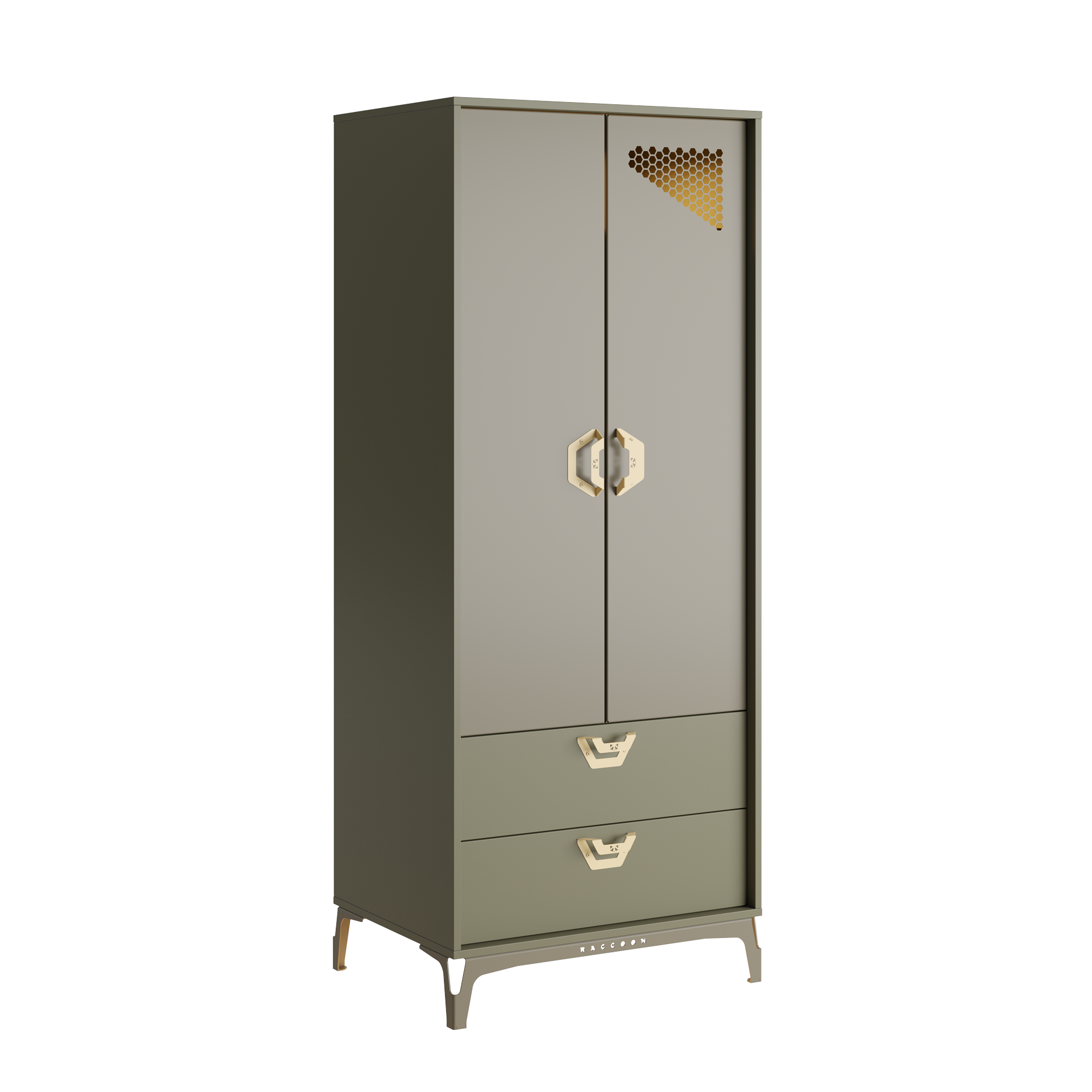 kids room wardrobe military design