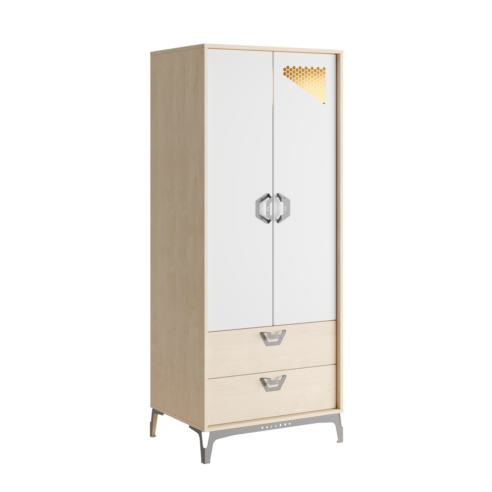 VIKI™ 2D2S - SCANDI Kleiderschrank im Gaming-Design